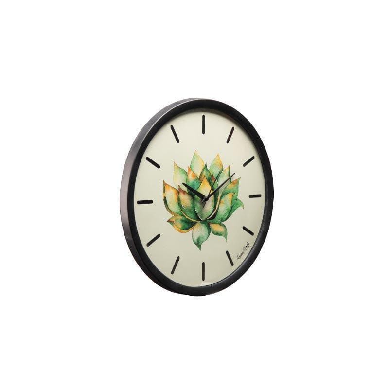 Wall Clock - Painterly Succulent Wall Clock