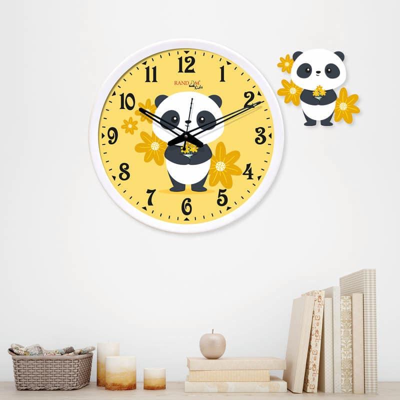 Buy Panda Bloom Wall Clock Wall Clock from Vaaree