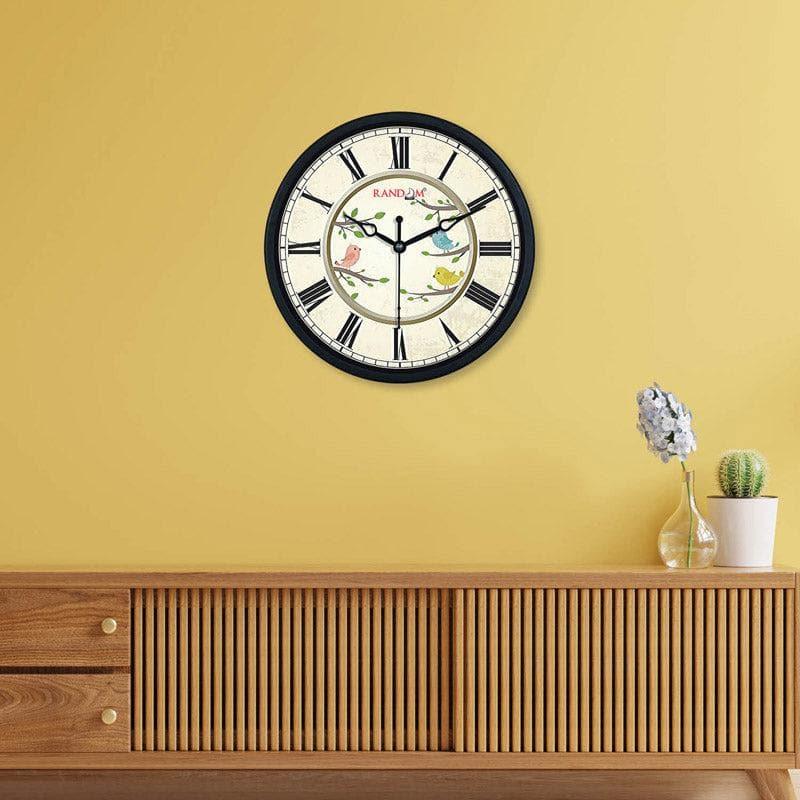 Wall Clock - Perching Birds Wall Clock