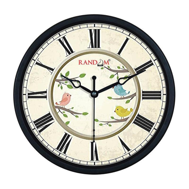 Wall Clock - Perching Birds Wall Clock