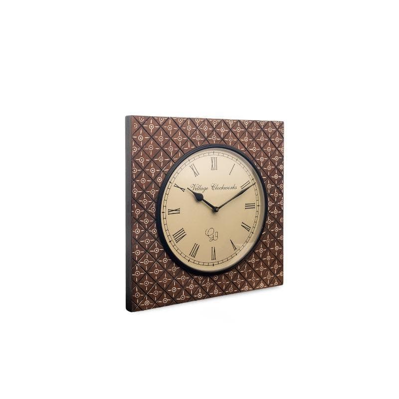 Wall Clock - Play Checkers Handpainted Wall Clock