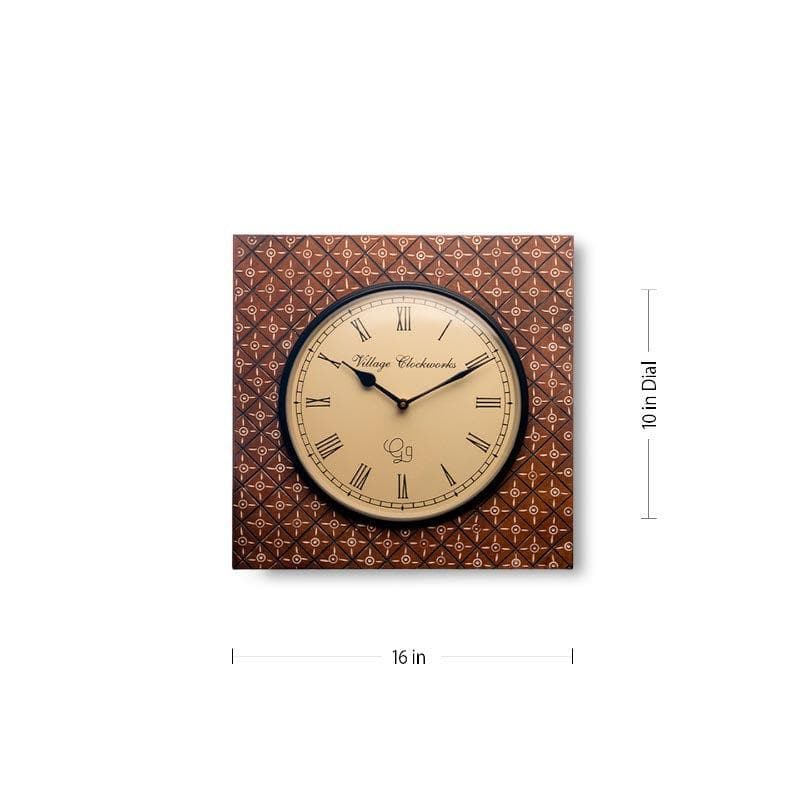 Wall Clock - Play Checkers Handpainted Wall Clock