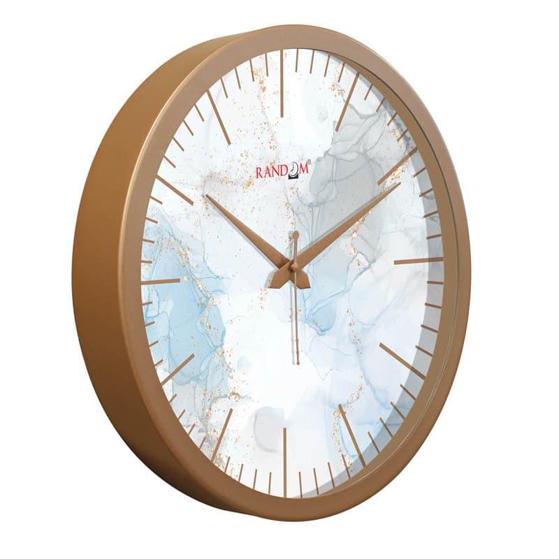 Wall Clock - Quizi Marbled Wall Clock - Blue