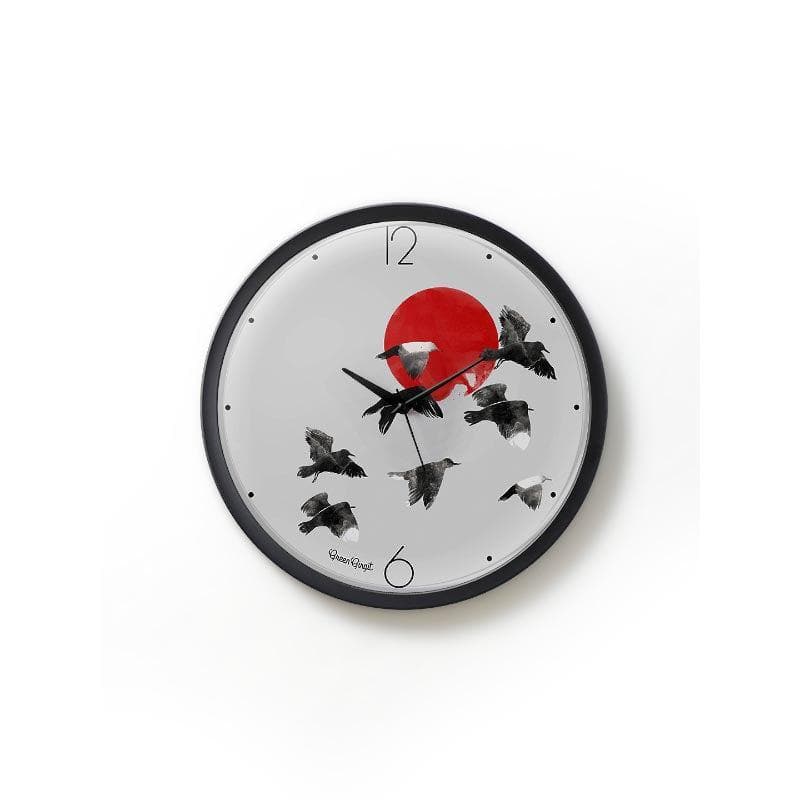 Wall Clock - Red Moon Wall Clock