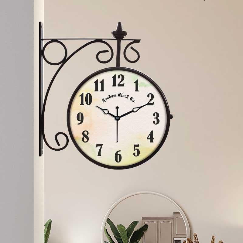 Buy Retro Reverso Wall Clock Wall Clock from Vaaree