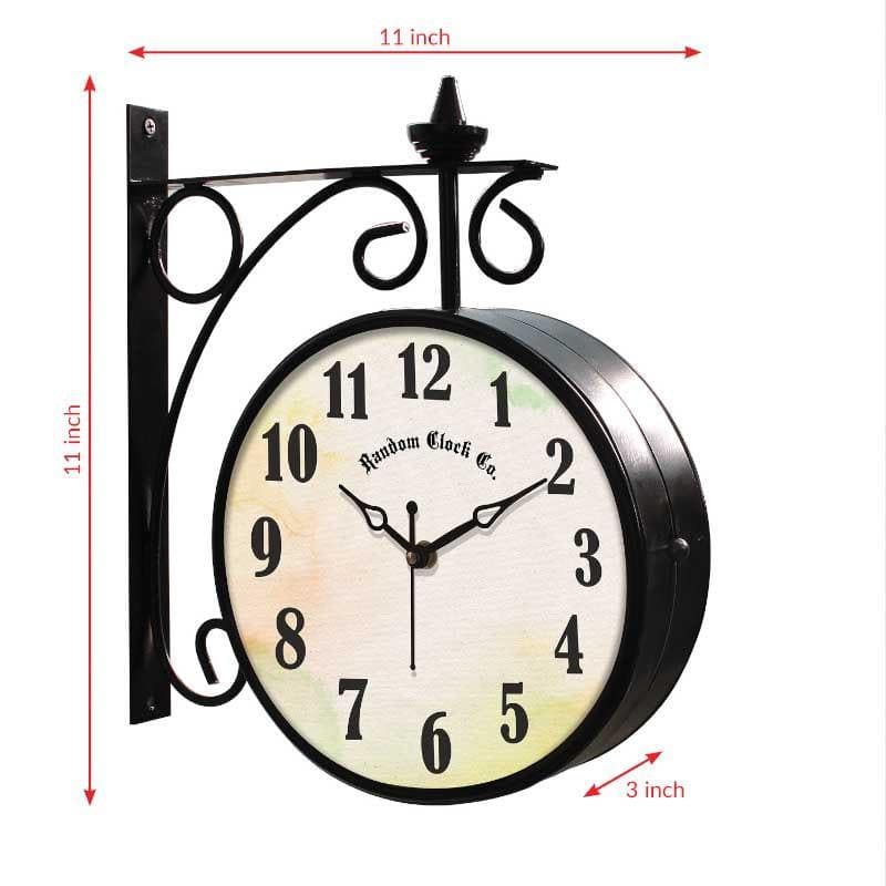 Buy Retro Reverso Wall Clock Wall Clock from Vaaree