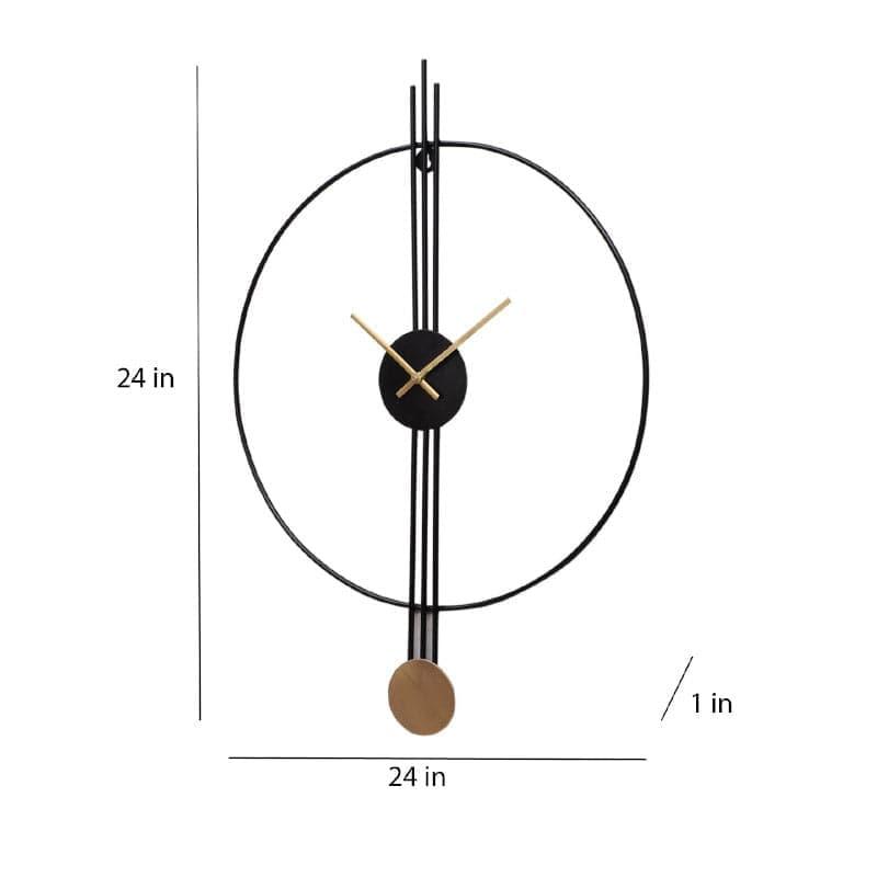 Buy Round Roam Wall Clock Wall Clock from Vaaree