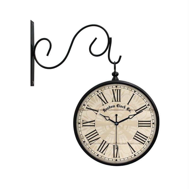 Buy Simmons Double Sided Vintage Station Clock Wall Clock from Vaaree