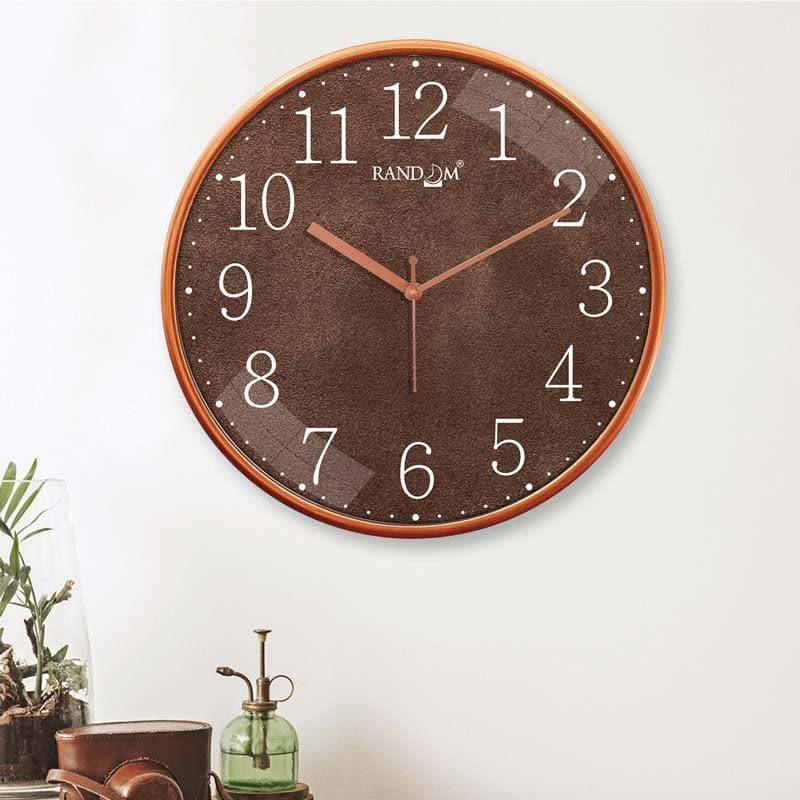 Wall Clock - Sparkly Brown Wall Clock