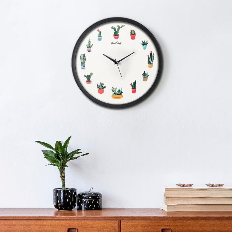 Wall Clock - Succulents Overall Wall Clock