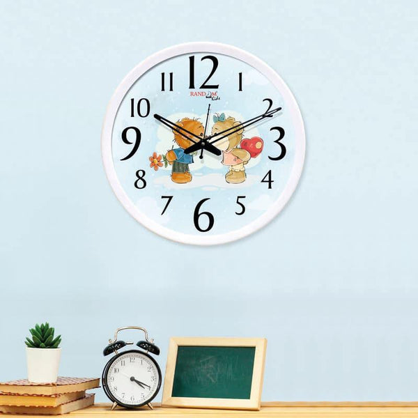 Buy Teddy Kissey Wall Clock Wall Clock from Vaaree