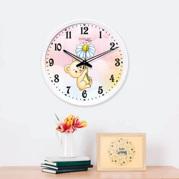 Buy Wall Clock - Teddy Tick Tock Wall Clock at Vaaree online