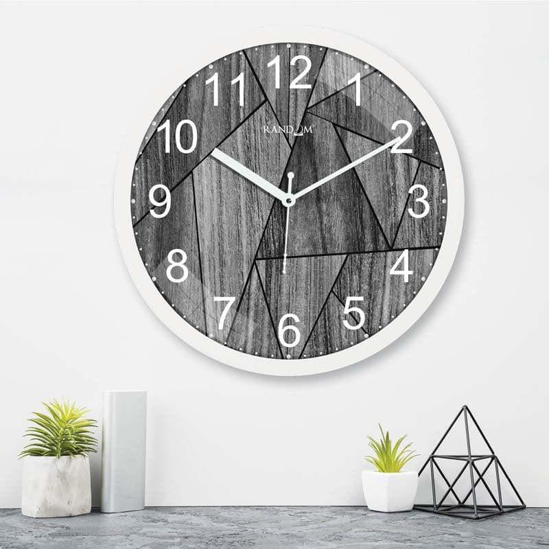 Wall Clock - The Abstract Grey Wall Clock