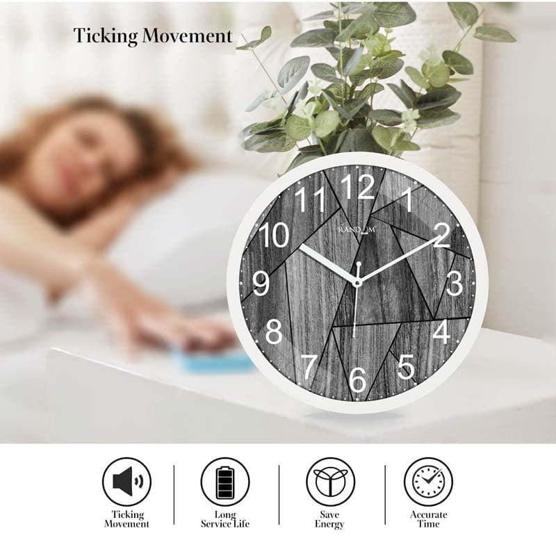 Wall Clock - The Abstract Grey Wall Clock