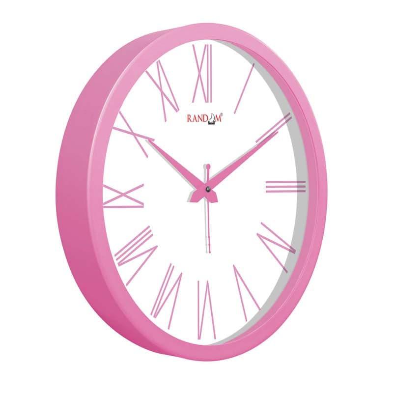 Buy Trebo Roman Wall Clock - Pink Wall Clock from Vaaree