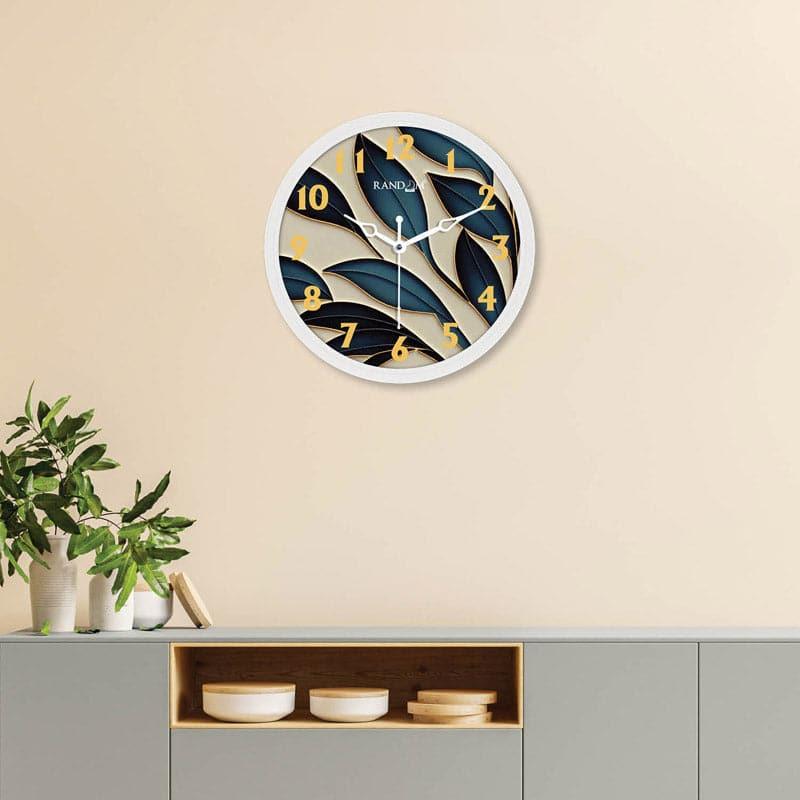 Wall Clock - Tropical Leaf Tango Wall Clock