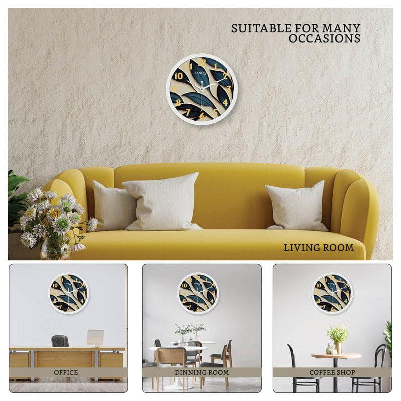 Wall Clock - Tropical Leaf Tango Wall Clock