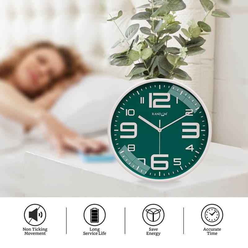 Buy Wall Clock - Urban Edge Silent Wall Clock - Green at Vaaree online