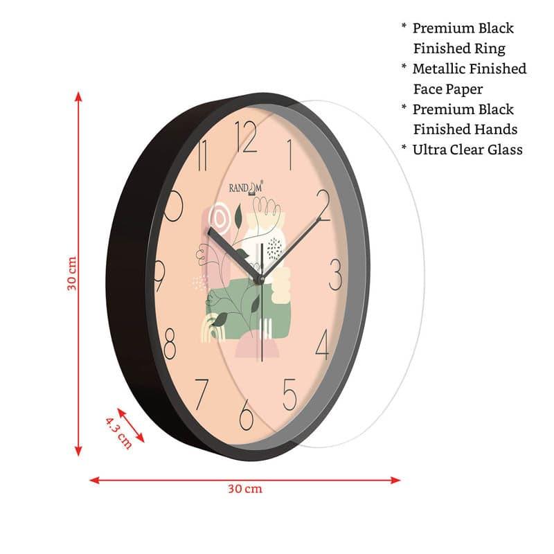 Buy Wall Clock - Videra Floral Wall clock at Vaaree online