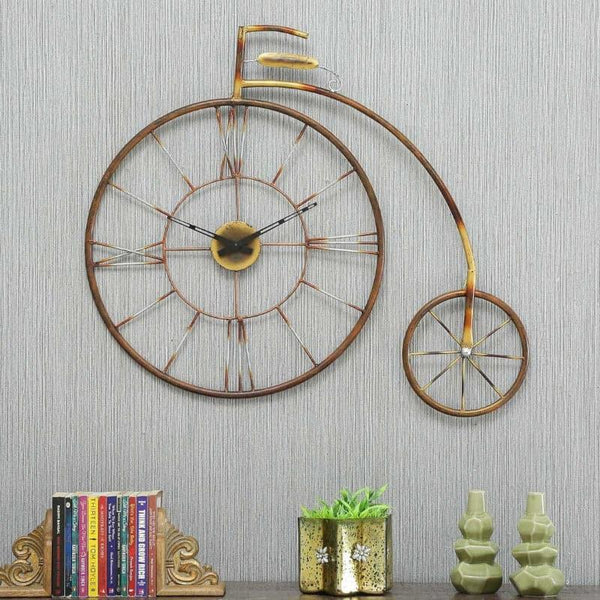 Buy Wall Clock - Vintage Pedal Wall Clock at Vaaree online