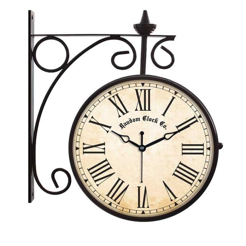 Buy Double Sided Vintage Station Wall Clock Wall Clock from Vaaree