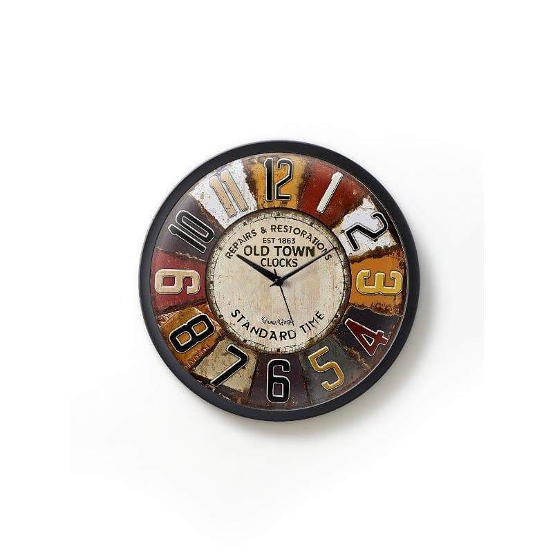 Buy Vintagey Pop Art Wall Clock Wall Clock from Vaaree