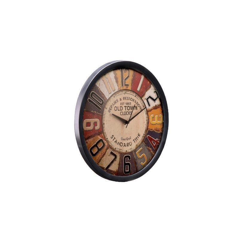 Buy Vintagey Pop Art Wall Clock Wall Clock from Vaaree