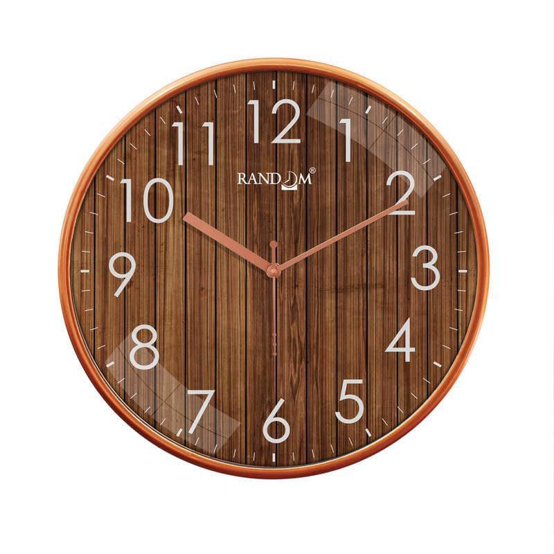 Wall Clock - Woody Brown Wall Clock