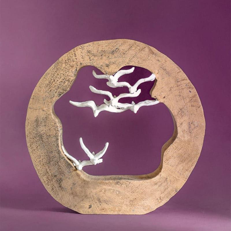 Buy Twiggle Birdscape Wood Showpiece Showpieces from Vaaree