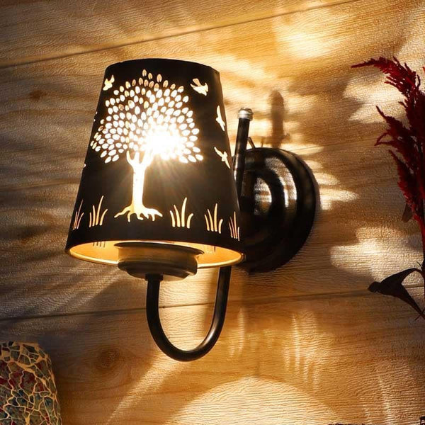 Buy Bageecha Etched Wall Lamp Wall Lamp from Vaaree