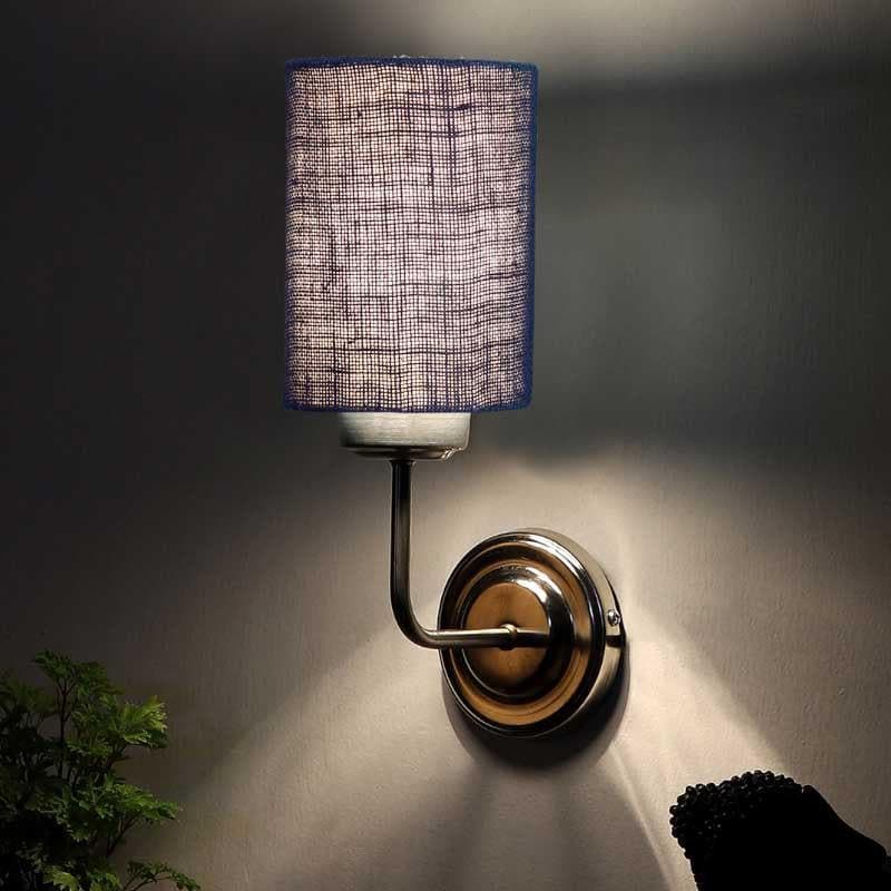 Wall Lamp - Biyox Cylindrical Wall Lamp - Blue