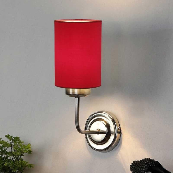 Wall Lamp - Biyox Cylindrical Wall Lamp - Red