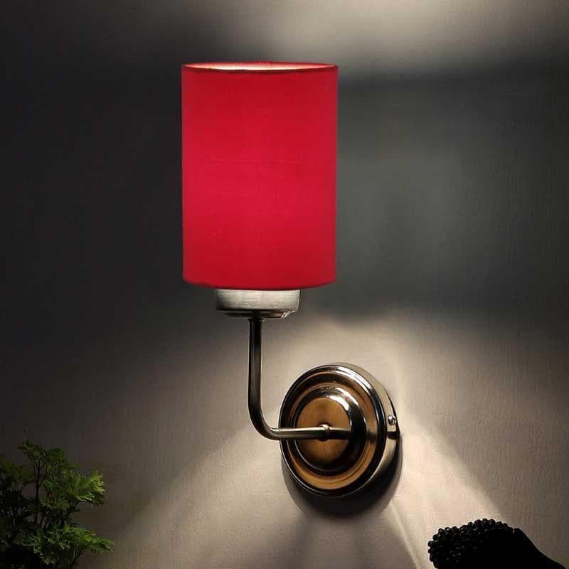 Wall Lamp - Biyox Cylindrical Wall Lamp - Red