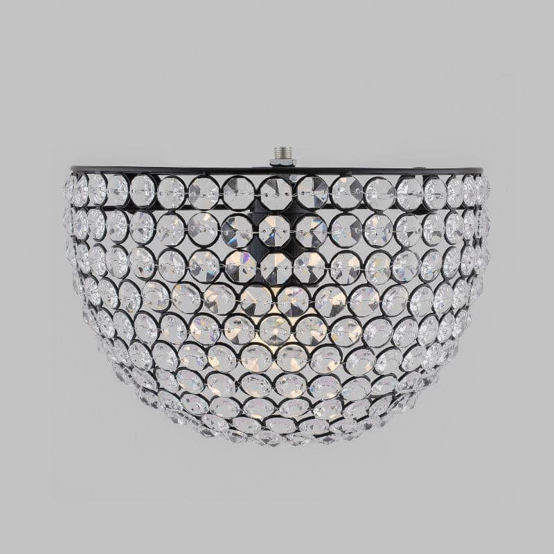 Wall Lamp - Charis Crystal Wall Lamp - Black