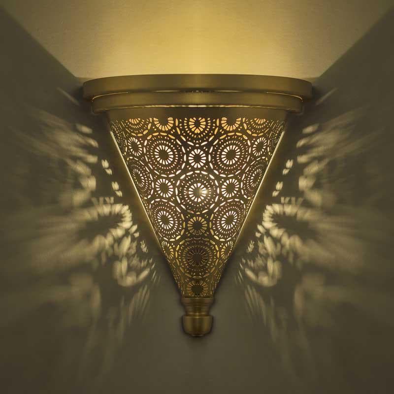 Buy Enlightened Conical Wall Lamp Wall Lamp from Vaaree