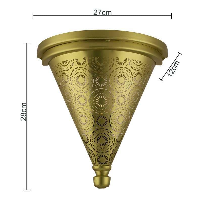 Buy Enlightened Conical Wall Lamp Wall Lamp from Vaaree