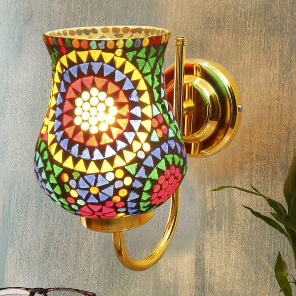 Buy Galora Mandala Goblet Wall Lamp Wall Lamp from Vaaree