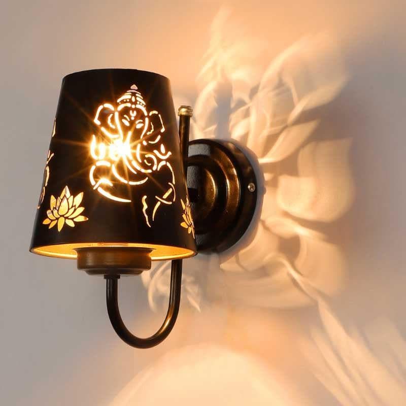 Wall Lamp - Ganeshji Etched Wall Lamp