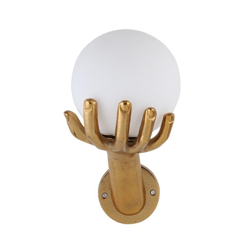 Buy Handful Wall Lamp - Gold Wall Lamp from Vaaree