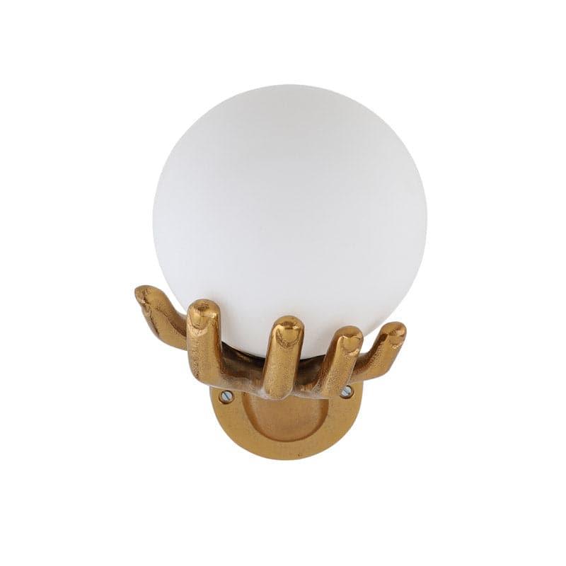 Buy Handful Wall Lamp - Gold Wall Lamp from Vaaree