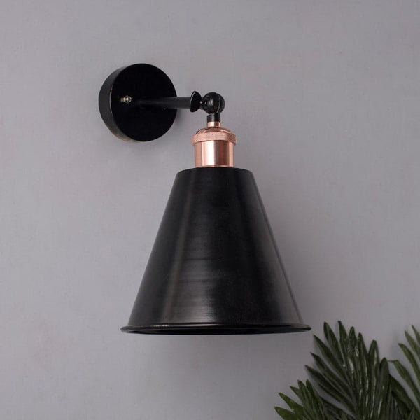 Buy Harpo Cone Wall Lamp - Rose Gold Wall Lamp from Vaaree