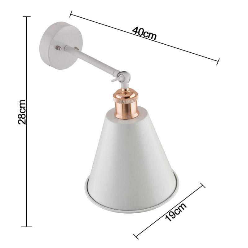 Buy Kenda Cone Wall Lamp - Copper Wall Lamp from Vaaree