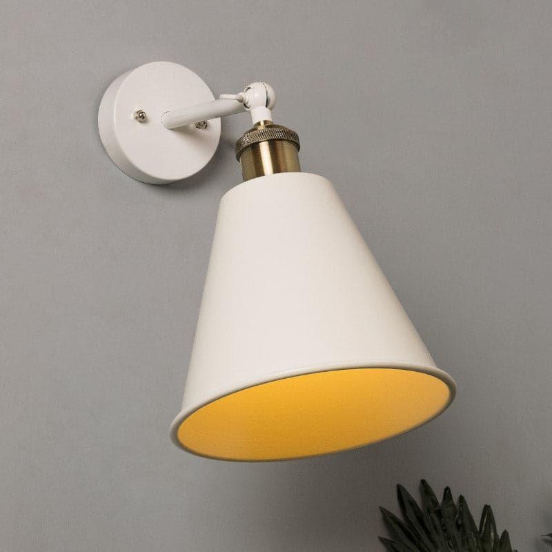 Buy Kenda Cone Wall Lamp - Gold Wall Lamp from Vaaree