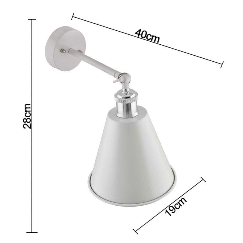 Wall Lamp - Kenda Cone Wall Lamp - Nickel