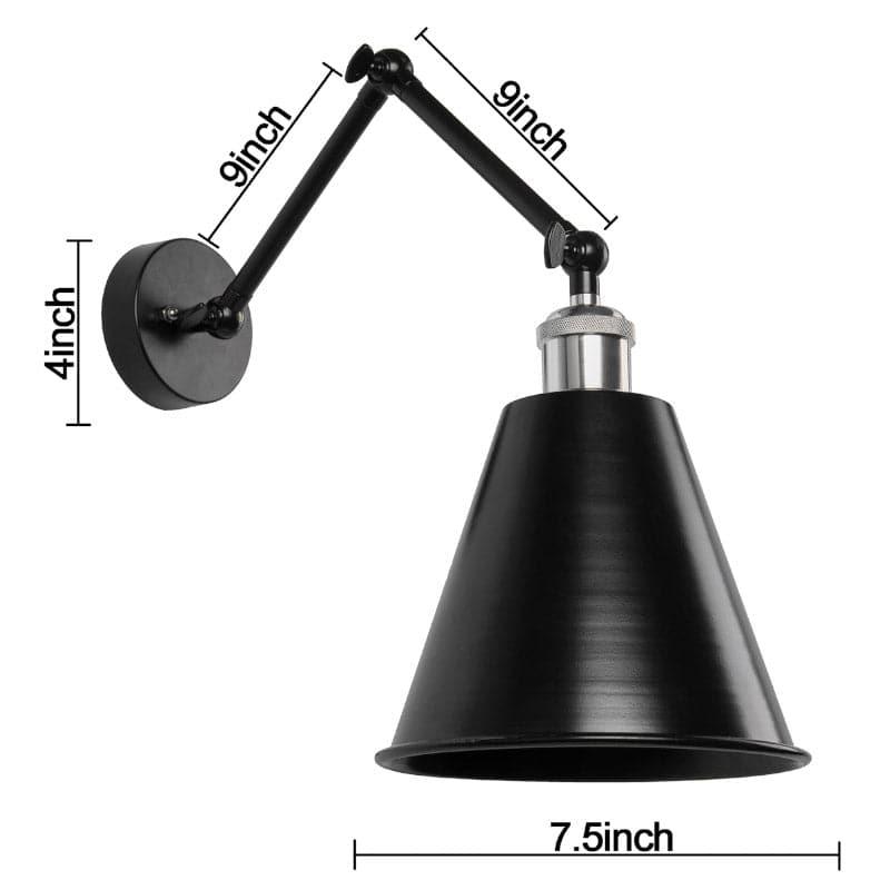 Wall Lamp - Nash Cone Wall Lamp - Nickel