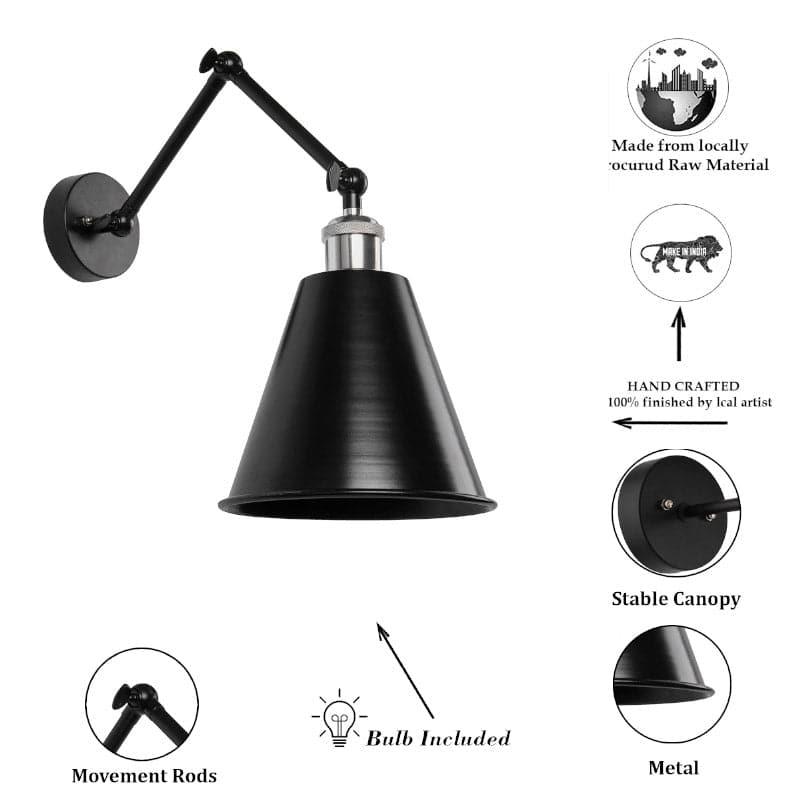 Wall Lamp - Nash Cone Wall Lamp - Nickel