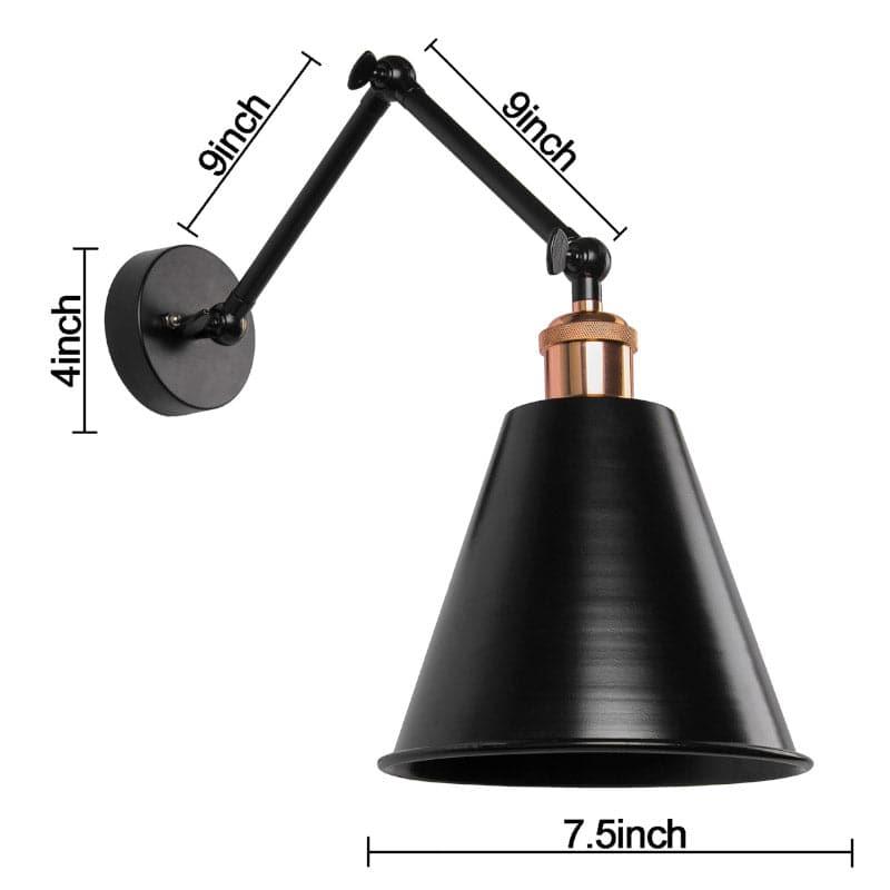 Wall Lamp - Nash Cone Wall Lamp - Rose Gold