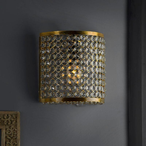 Wall Lamp - Novalie Crystal Wall Lamp - Gold