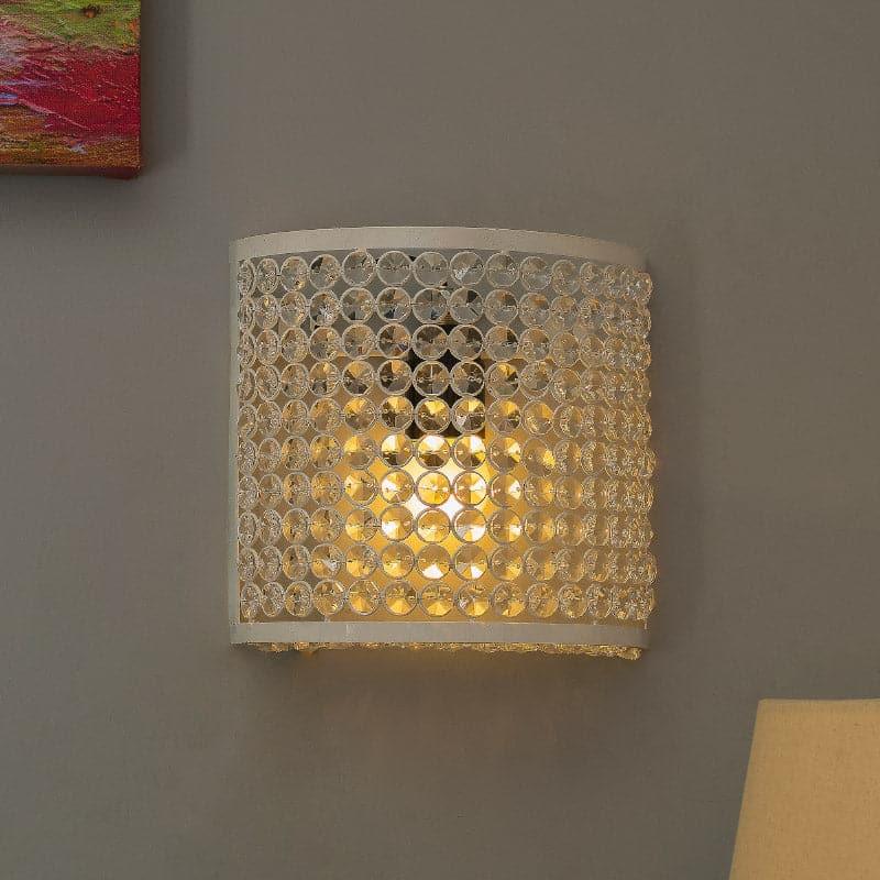 Buy Novalie Crystal Wall Lamp - White Wall Lamp from Vaaree