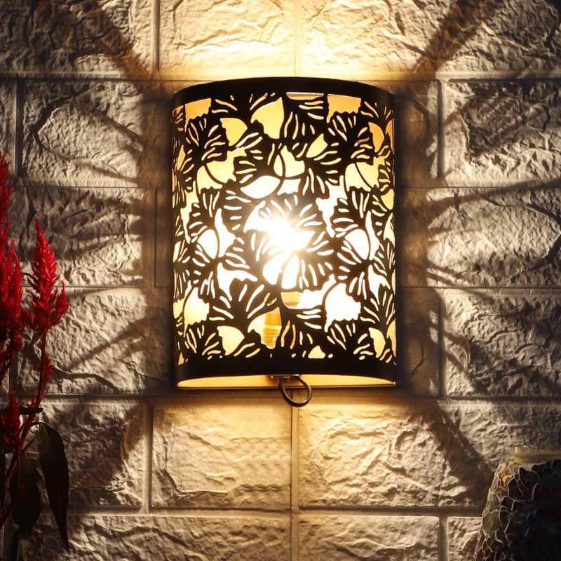 Wall Lamp - Pattey Etched Wall Lamp - Round